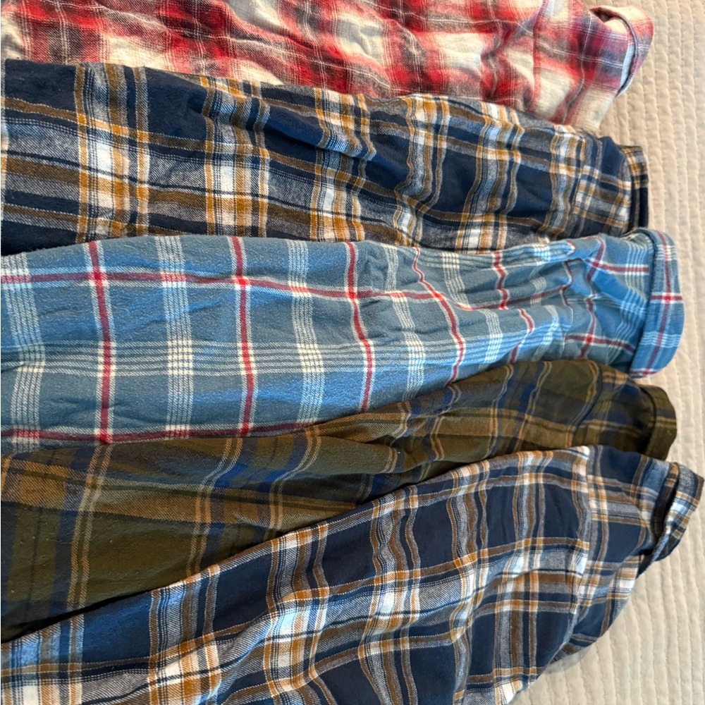 Plaid Flannel Shirts Set Lucky Brand